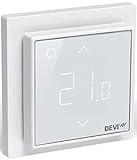 Devireg Smart Polarweiß - Thermostat für Fußbodenheizung mit...