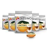 Tassimo Kapseln Jacobs Typ Latte Macchiato Caramel, 40 Kaffeekapseln, 5er...