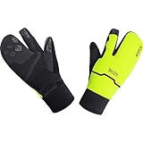 GOREWEAR GORE-TEX INFINIUM™ Thermo Split Handschuhe, Black/Neon Yellow, 7