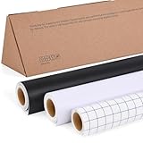 IModeur 30,5 x 300 cm Vinylfolie Plotter Schwarz und Weiß Matt - 2 Rolle...