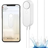 Jadeshay Wassermelder WLAN Wasseralarmsensor, 2-in-1 Wassermelder...
