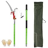 Astsäge mit Teleskopstiel 2M Handsäge, Astschere Baumsäge Gartensäge...