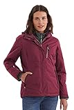 Killtec Damen Funktionsjacke Mit Abzippbarer Kapuze Nira, pflaume, 38,...