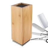 Magnetischer Messerhalter,Holz 360° Drehbar Doppelseitig Magnetisch...