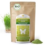 500g BIO Weizengras Pulver aus DEUTSCHLAND, Rohkost-Qualität, aus jungen...