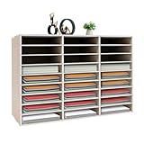 27 Fach Desktop Literatur-Organizer, 80 x 30,5 x 55,1 cm Briefablage...