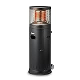 Enders® Terrassenheizer Gas Polo Black 2.0, Gas-Heizstrahler,...