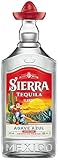 Sierra Tequila Blanco (1 x 1000 ml) – das Original mit dem roten Sombrero...