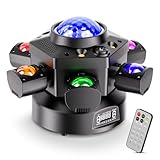 150W Bühnen Moving Head Licht, 6 LED 4-in-1 d-mx512 Beam Stroboskop RGBW...