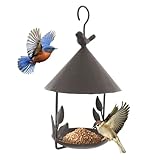 CEIEVER Hängende Vintage Futterhalter Premium Wildvogel Futterspender mit...