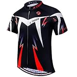 X-TIGER Herren-Radtrikots, kurzes T-Shirt, Fahhradtrikot MTB Rennrad Trikot...