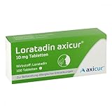 Loratadin axicur 10 mg Tabletten, zur Behandlung von Allergien - Lindert...