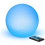Mr.Go 6' LED Licht Kugel Lampe, Dimmbar Nachtlicht Sphäre Lampe mit...