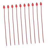 Vaguelly 10 Stück Teiliges Wiederverwendbare Silikon Kabelbinder...