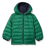 Amazon Essentials Leichter wasserabweisender, verstaubarer Puffermantel mit...