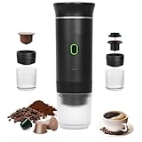 Umisu Tragbare 3-in-1 Espressomaschine Elektrisch, Kapselmaschine und...