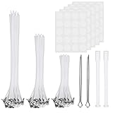 VIKY® Kerzendocht Set, 100 Stück Kerzendochte für Kerzen, Rauchfrei...