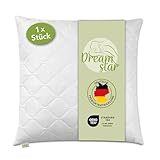 DREAMSTAR Kopfkissen 80 x 80 cm ORIGINAL 850g Kissen-Füllung | MEDIUM...