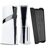 6 Port USB Hub for PS5 Pro & PS5 Slim Console Disc/Digital, High-Speed...