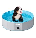 Toozey Hundepool für Große & Kleine Hunde, 80cm / 120cm / 160cm Faltbare...