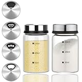 Aieraczy Salzstreuer, Pfefferstreuer, 150 ml Salzstreuer mit verstellbaren...