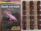 SAHAWA® Frostfutter 5X 100g Blister Duett (rote und weiße Mückenlarven)...