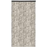 Arsvita Flauschvorhang 80x200 cm in Unistreifen grau, Perfekter Insekten-...