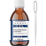 1000ml Chlordioxid-Lösung 0,3% – CDL/CDs in Braunglasflasche & HD-PE...