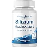 effective nature - Silizium Kapseln Hochdosiert - 60 Stk. für 30 Tage -...