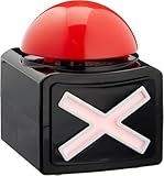 Cepewa Buzzer | für Pause oder Games | mit Sound und Licht | Quizbuzzer |...