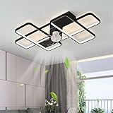 MiiR Deckenventilator Mit Beleuchtung,LED 85W Deckenventilator Mit...