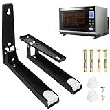 2 Stück Mikrowellen-Halterung, Mikrowellen-Halterung, Wandhalterung für...