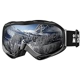 OutdoorMaster Skibrille, Snowboardbrille Schneebrille OTG 100% UV-Schutz,...