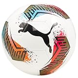 PUMA Unisex Futsal 3 Machine Stitch Soccer Ball, 3, PUMA White-Granat...