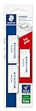 STAEDTLER 526 B20BK3P Radierer rasoplast phtalat- und latexfrei, 65 x 13 x...