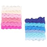 Gadpiparty Selbstgemacht Bänder 8mm Wellenband 2 Stück Buntes...