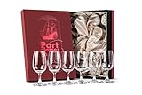 Kristall Port, Sherry und Dessertwein Gläser | 6er Set | Professionelle...