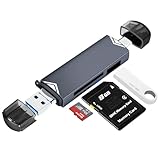 YIIFELL SD Kartenleser, Triple-Port USB (A/C/Micro) Kartenlesegerät, 3 in...