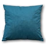 SINDBAD Home Dekokissen 45x45 cm Dunkelgrün mit Füllung, quadratisches...