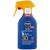 NIVEA SUN Kids Maxi Spray Protect & Care SPF 30 270ml, Sonnencreme 30...