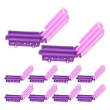 TEHAUX 30 Volumen Haarspangen Kunststoff Dauerwellenwickler für...