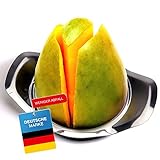 Mangoschneider, Mangoschäler aus Edelstahl; Mango teilen & entkernen;...