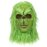 Yearsahrk Grinch Maske Weihnachtliche Grüne Monster Maske Weihnachts...