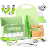 Kindermesser 15-teiliges Kinder-Küchenmesser-Set zum Schneiden und Kochen...