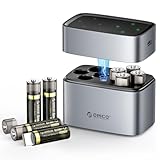 ORICO Wiederaufladbare AA Lithium Akkus 8 Stück - 1,5V 1400mWh mit...