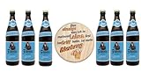 Fässla Bier Helles 6x 0,5 L Bier mit Biergartendeckel