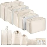 MOFELON Koffer Organizer Set, 10 Stück Packing Cubes, Kofferorganizer...