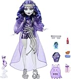 Monster High Spectra Vondergeist Puppe mit Frettchen Rhuen und...