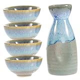 Ciieeo 1 Satz Sake-krug-Set Chinesische Teetassen Sake-Glas Und Tassen...