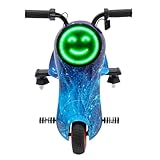 Kinder Elektro-Drift-Scooter, 3 Geschwindigkeiten 180W Drift Trike, mit...